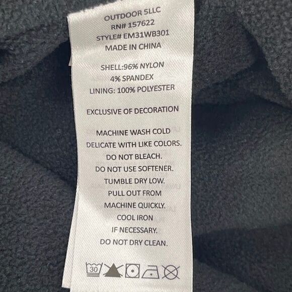 Eddie Bauer Men's Fleeace Lined‎ Outdoor Hiking Pants Nylon Spandex Blend 40x32 - Picture 5 of 7